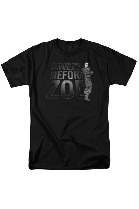 DC Comics Kneel Zod S/S Adult 18/1 T-Shirt Black