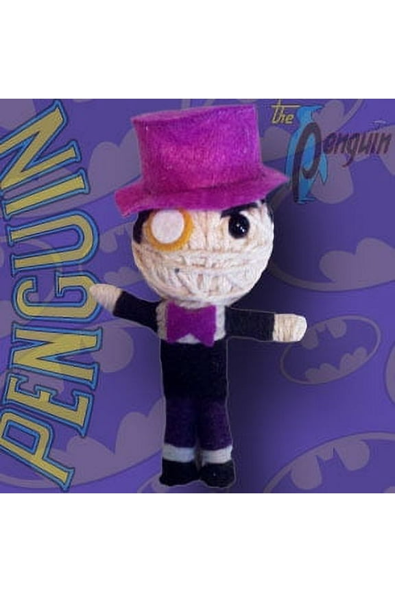 Licensed Originals - The Penguin String Doll Keychain, Multi-Color