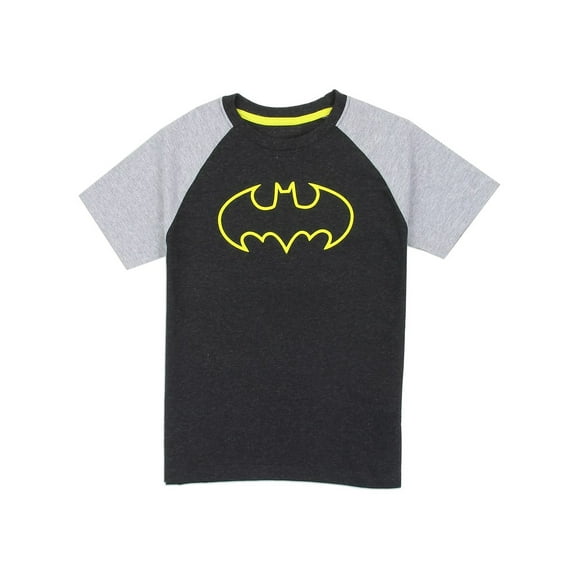 DC Comics Little Boys' Batman Logo Raglan T-Shirt