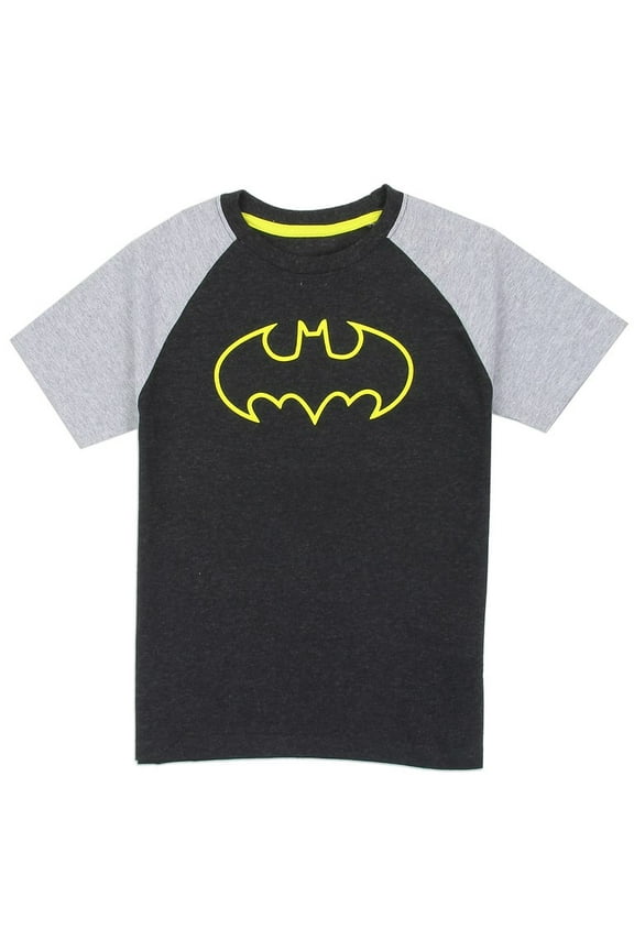 Little Boys' Batman Logo Raglan T-Shirt