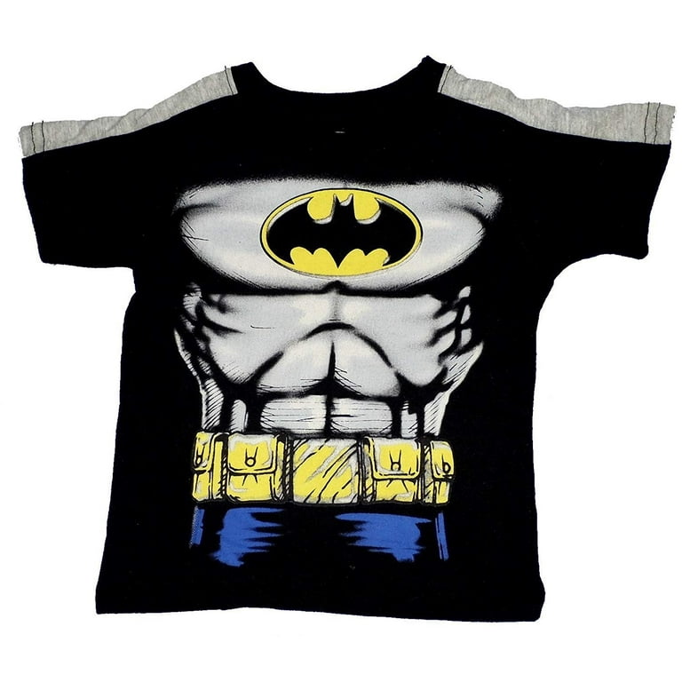 DC Comics Little Boys Batman Toddler Short Sleeve Tee Shirt 4T