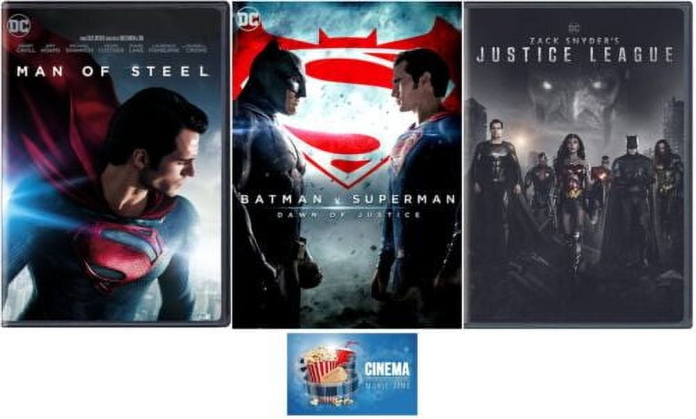 DC Comics Man of Steel + Batman v Superman + Zack Snyder's Justice