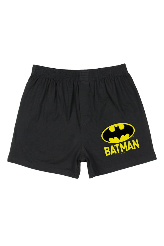 DC Comics Men's Batman Classic Logo Tag-Free Boxer Shorts Underwear