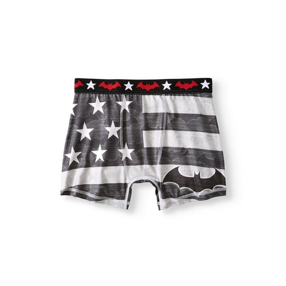DC Comics Men's Batman Gears of Justice Flag Boxer Brief