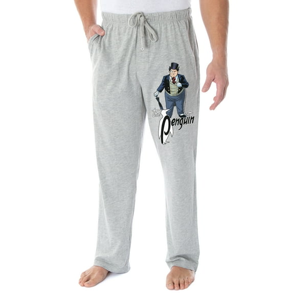 DC Comics Men's Batman Villains The Penguin Loungewear Sleep Pajama Pants