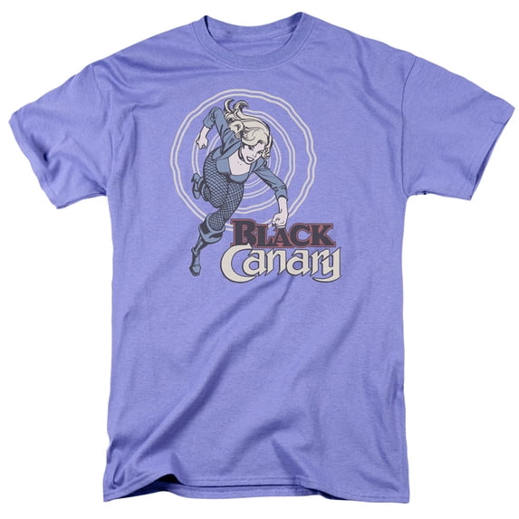 DC Comics Men's Black Canary T-shirt Lavendar
