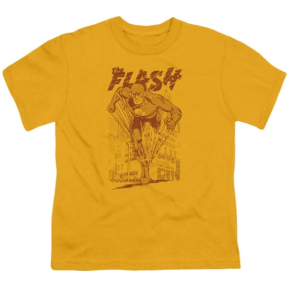 DC Comics Men's  Busting Out T-shirt Gold