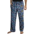 thumbnail image 1 of DC Comics Mens' Classic Batman Comic All-Over Print Loungewear Sleep Pajama Pants, 1 of 6