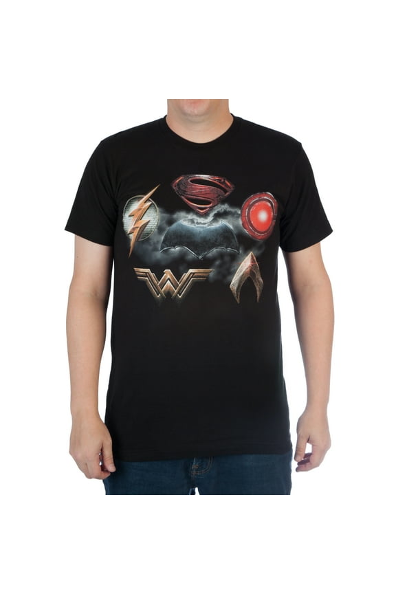 DC Comics Men's Emblem Print Graphic Tee