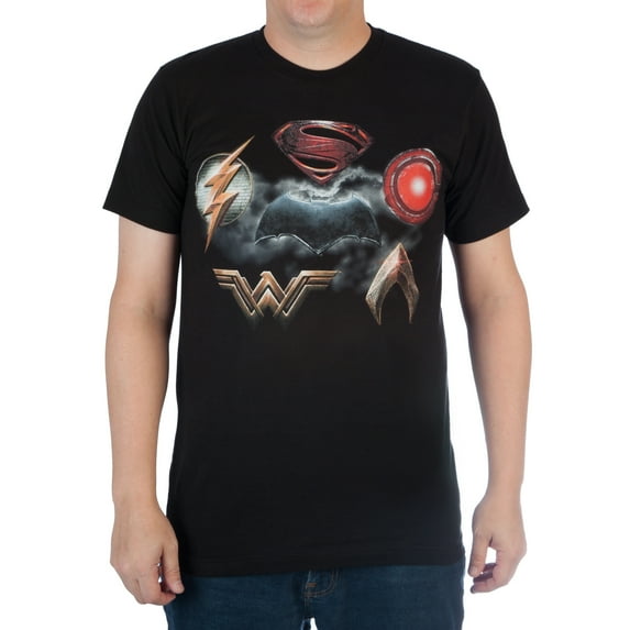 DC Comics Men's Emblem Print Graphic Tee
