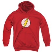 DC Comics Men's Flash Logo Hooded Sweatshirt Red