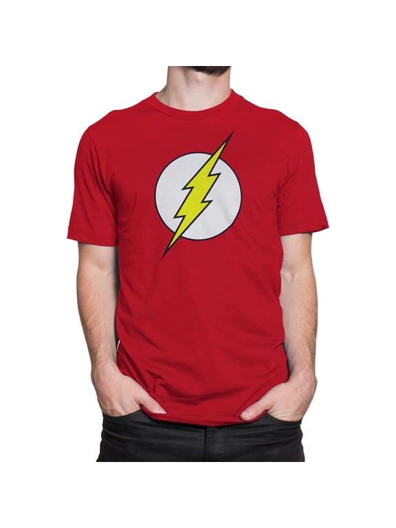 DC Comics Men's Flash Logo T-shirt XX-Large Red