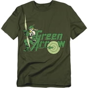 DC Comics Mens Green Arrow T-shirt Green