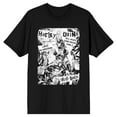 thumbnail image 1 of DC Comics Men's Harley Quinn & The Skull Bags Men's Black Band Tee-3X-Large, 1 of 6
