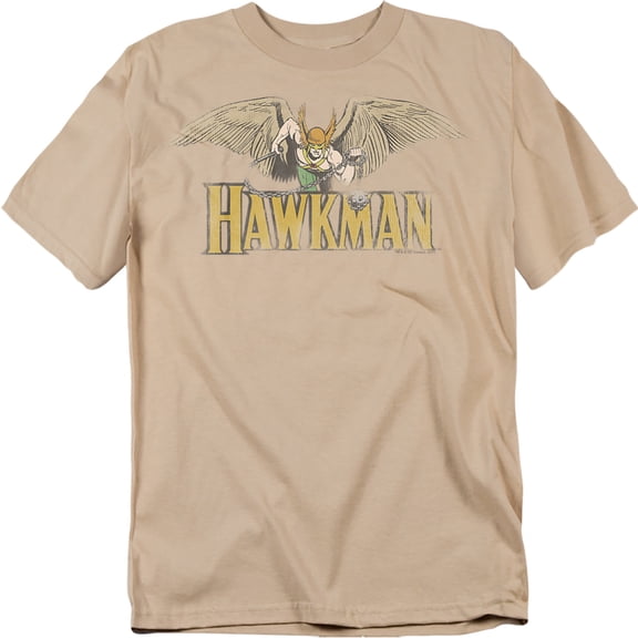 DC Comics Men's  Hawkman T-shirt Beige