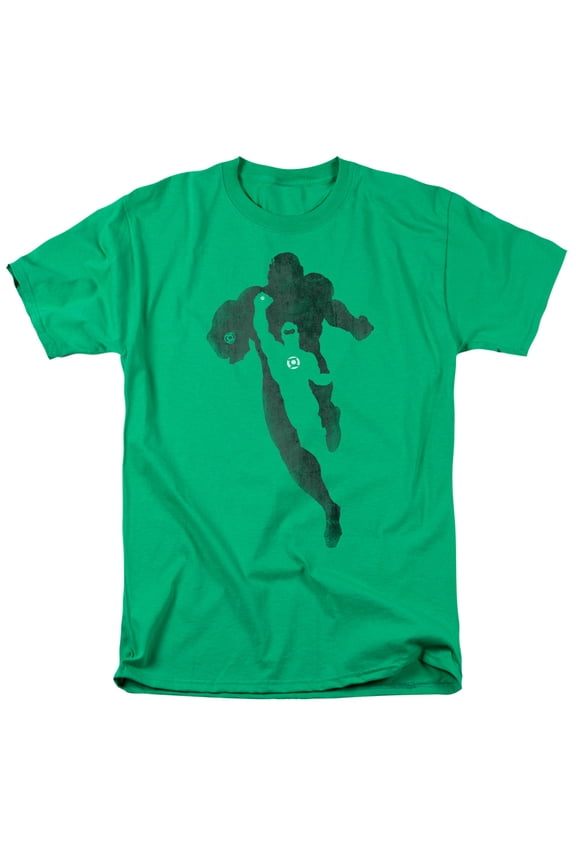 DC Comics Men's Lantern Knockout T-shirt Green