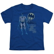 DC Comics Mens Night Life T-shirt Royal