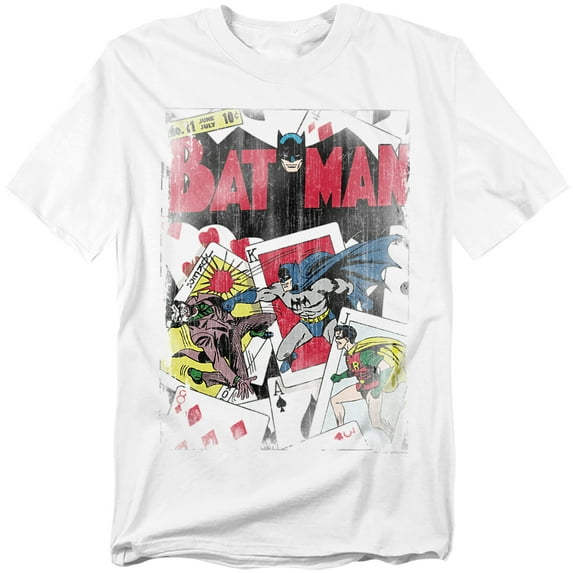 DC Comics Men's Number 11 Distressed T-shirt White