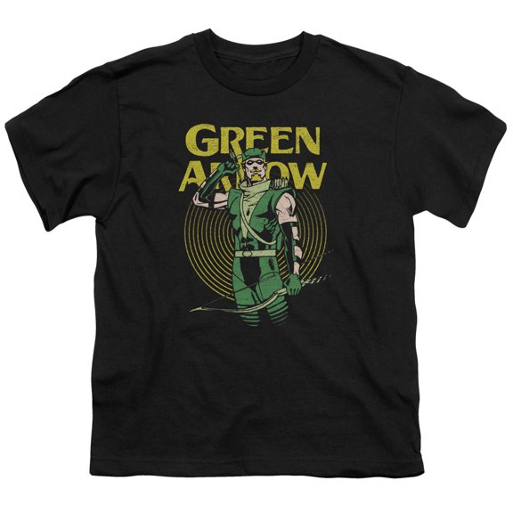 DC Comics Boys' Pull T-shirt Youth Medium Black