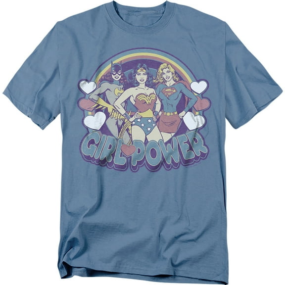 DC Comics T-Shirt Retro Girl Power Unisex Graphic Tee For Men & Women