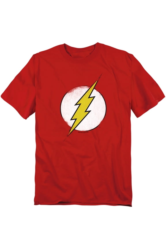 DC Comics Flash T-Shirt Rough Flash Logo Unisex Graphic Tee For Men & Women