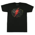 thumbnail image 1 of DC Comics Men's The Flash Batman Logo Mashup Adult Graphic Print T-Shirt, 1 of 5
