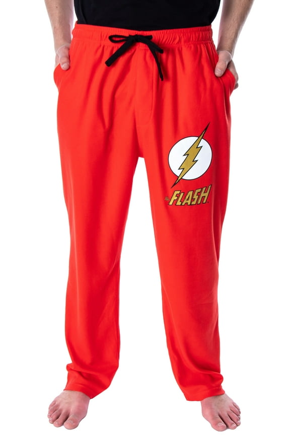 DC Comics Men's The Flash Classic Logo Loungewear Sleep Pajama Pants