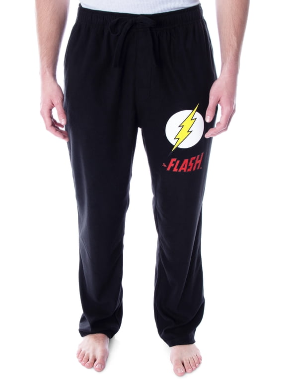 DC Comics Men's The Flash Classic Logo Loungewear Sleep Pajama Pants