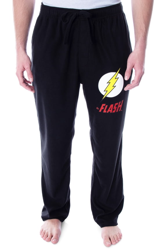 DC Comics Men's The Flash Classic Logo Loungewear Sleep Pajama Pants