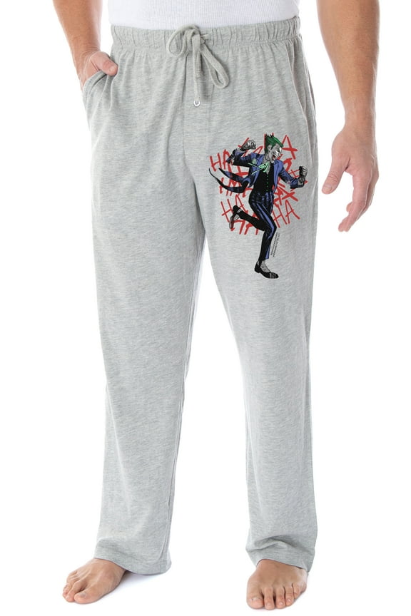 DC Comics Men's The Joker HA! HA! HA! Broken Mind Loungewear Pajama Pants