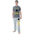 thumbnail image 1 of DC Comics Mens' Batman Always Be Funny Character Sleep Pajama Set, 1 of 6