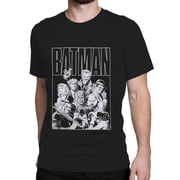 DC Comics Mens Batman T-Shirt Black Sizes S-XXL
