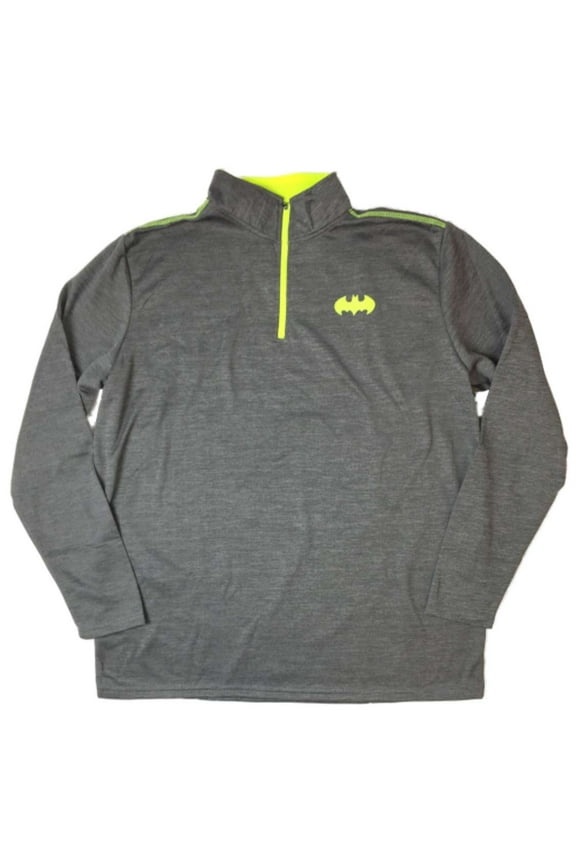 Mens Gray Batman Logo Jacket Shirt Medium (38-40)