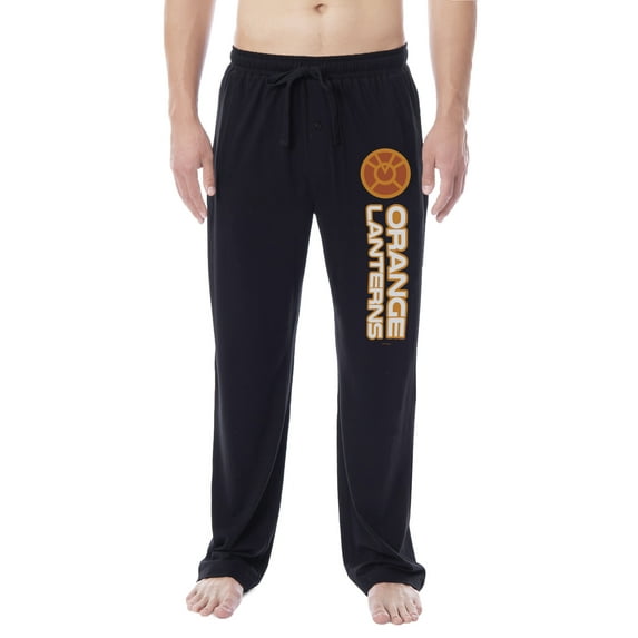 DC Comics Mens' Green Lantern Blackest Night Pajama Pants - All Corps