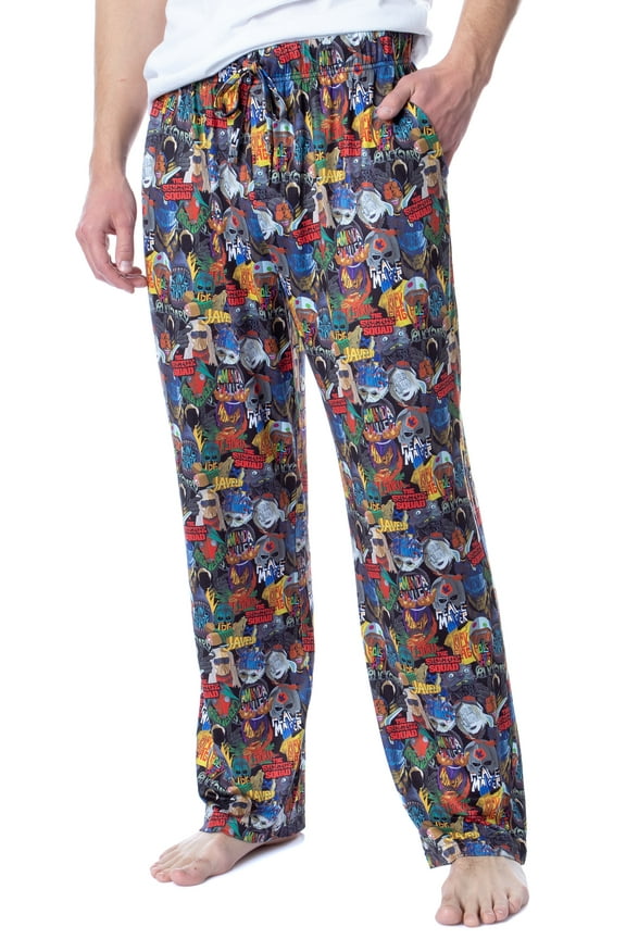 DC Comics Mens' The Suicide Squad Task Force X Sleep Pajama Pants
