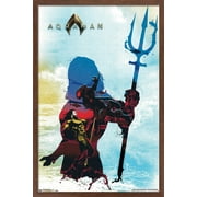 DC Comics Movie - Aquaman - Arthur Silhouette Wall Poster, 14.725" x 22.375", Framed