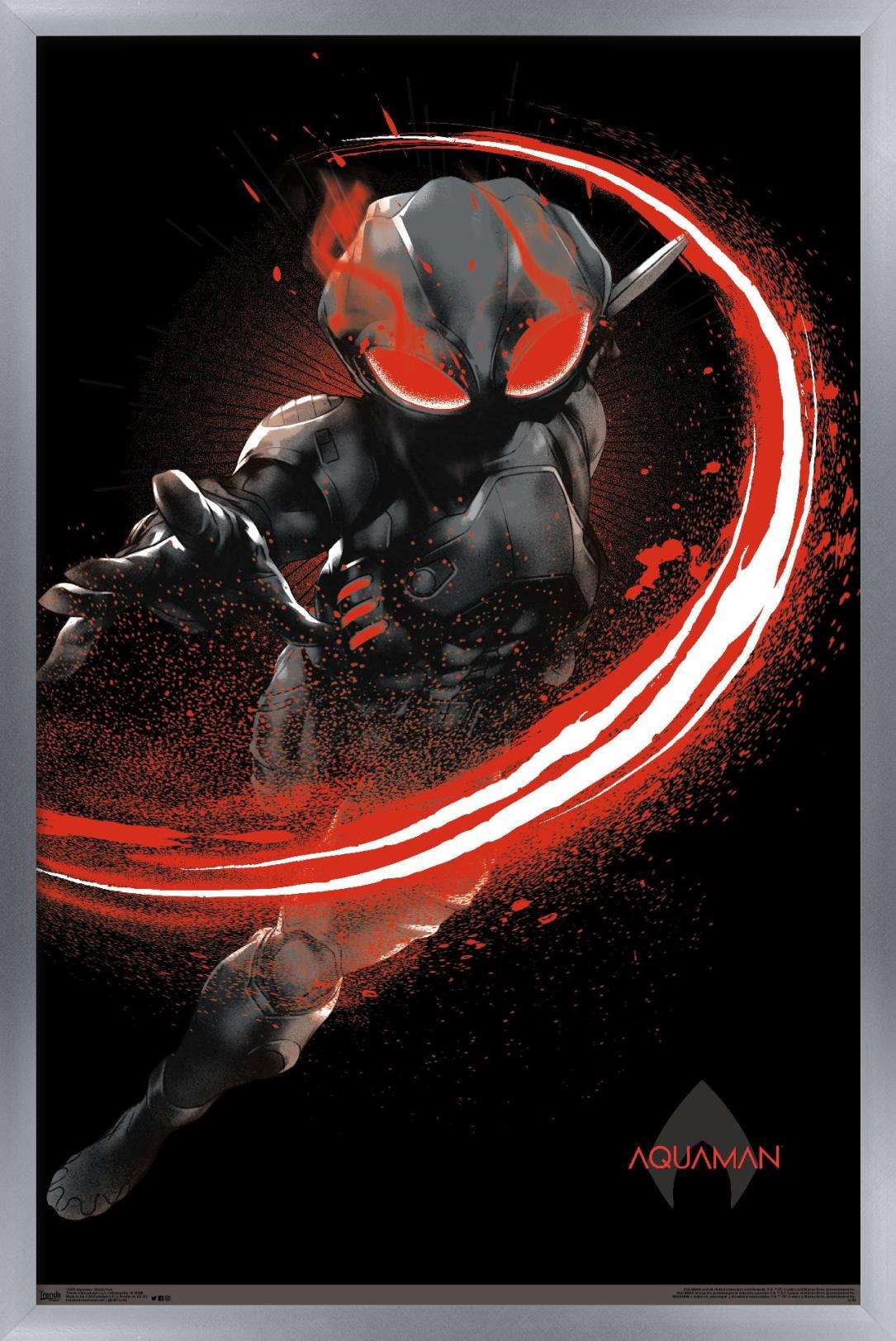 DC Comics Movie - Aquaman - Manta Fear Wall Poster, 14.725" x 22.375", Framed