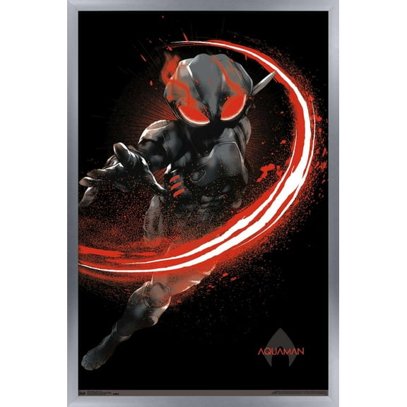 DC Comics Movie - Aquaman - Manta Fear Wall Poster, 14.725" x 22.375", Framed