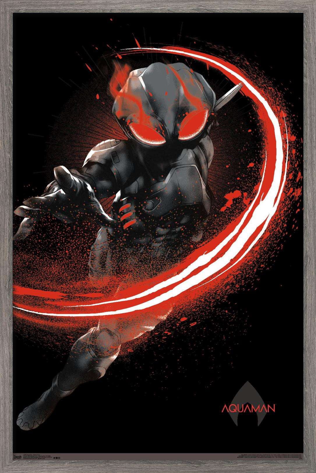 DC Comics Movie - Aquaman - Manta Fear Wall Poster, 22.375" x 34", Framed