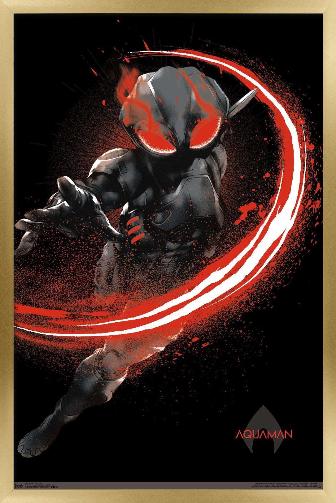 DC Comics Movie - Aquaman - Manta Fear Wall Poster, 22.375" x 34", Framed