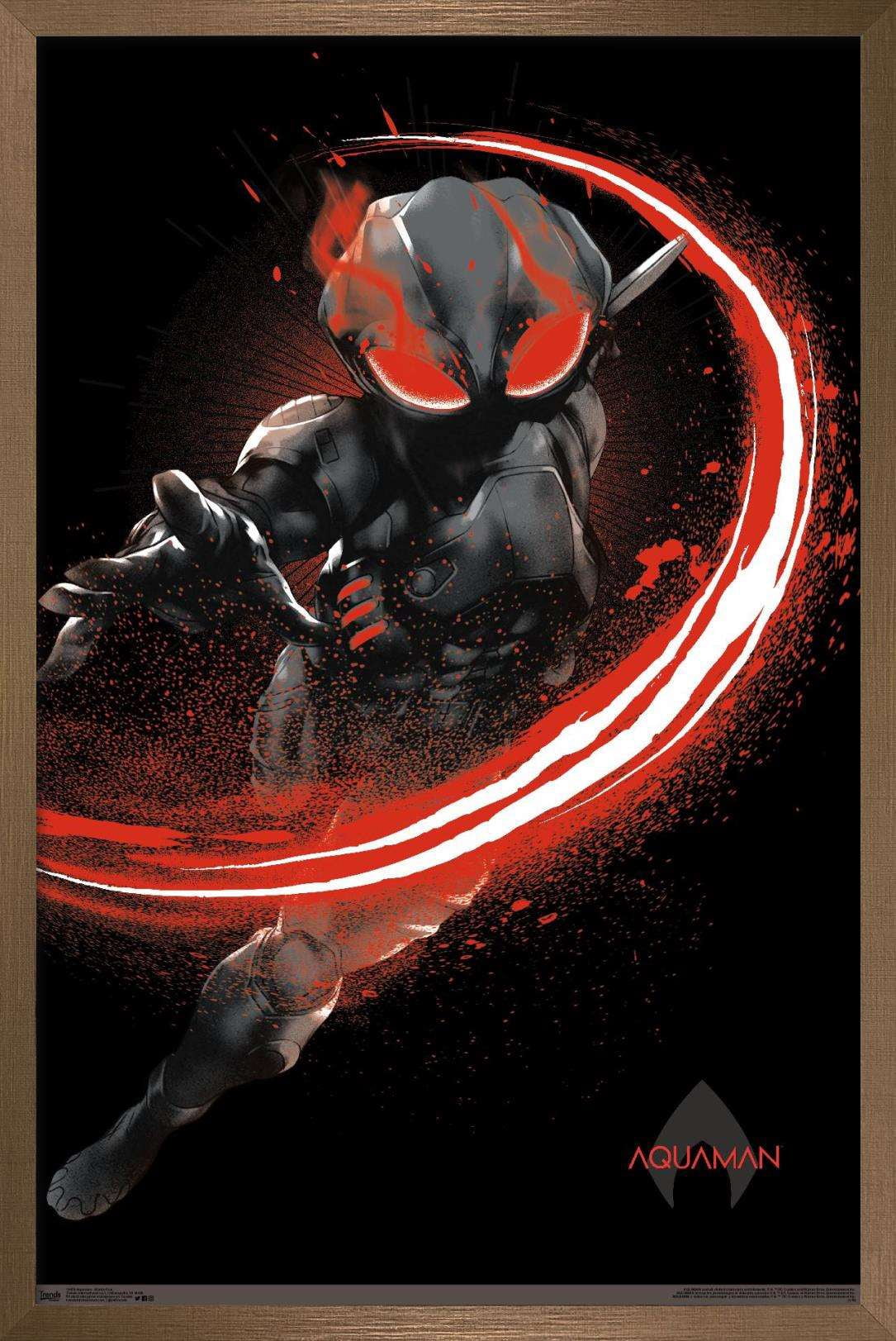 DC Comics Movie - Aquaman - Manta Fear Wall Poster, 22.375" x 34", Framed