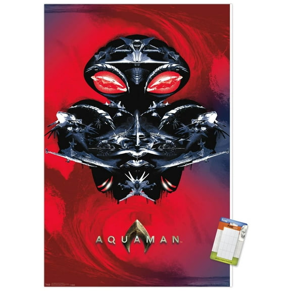 DC Comics Movie - Aquaman - Manta Silhouette Wall Poster, 14.725" x 22.375"