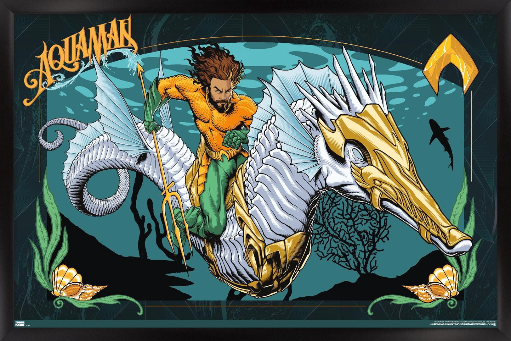 Aquaman (Unite The Kingdoms) 40x59cm MDF Wooden Wall Art Print main image 1