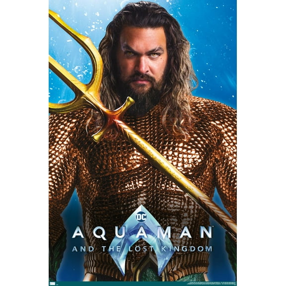 DC Comics Movie Aquaman and the Lost Kingdom - Aquaman Wall Poster, 22.375" x 34"