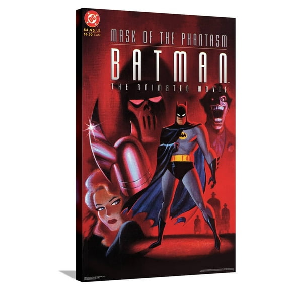 DC Comics Movie Batman: Mask Of The Phantasm - Key Art Canvas Wall Poster, 22.375" x 34"