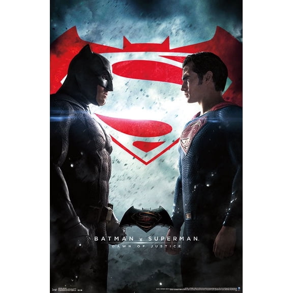 DC Comics Movie - Batman v Superman - One Sheet Wall Poster, 22.375" x 34"