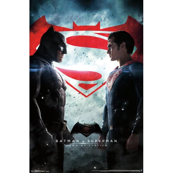 DC Comics Movie - Batman v Superman - One Sheet Wall Poster, 22.375" x 34"