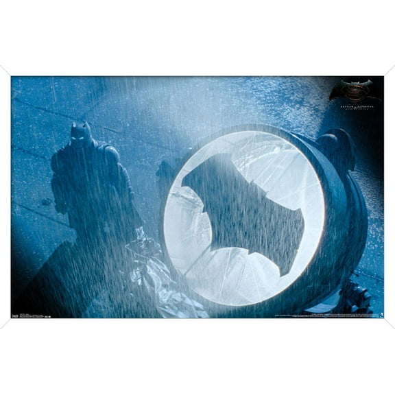 DC Comics Movie - Batman v Superman - Signal Wall Poster, 14.725" x 22.375", Framed