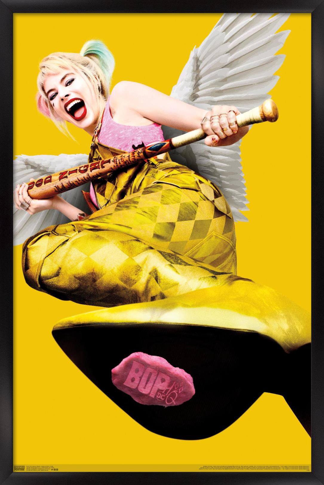 DC Comics Movie - Birds Of Prey - Gum Wall Poster, 22.375" x 34", Framed