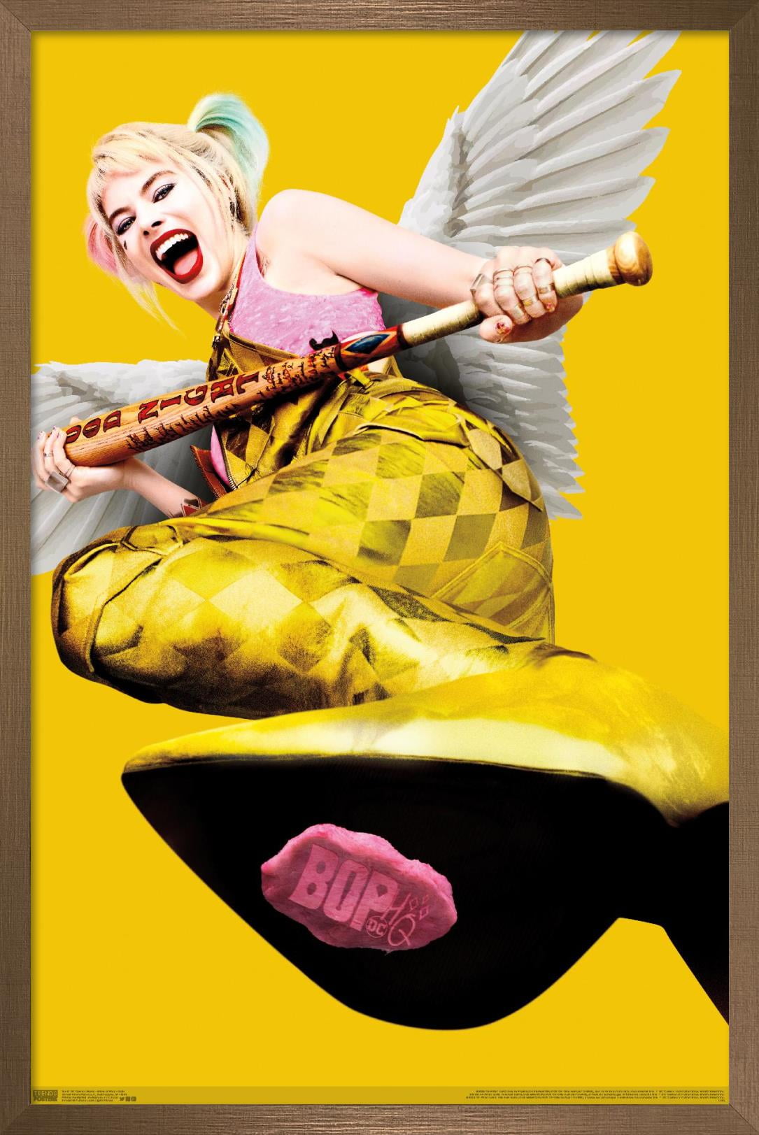 DC Comics Movie - Birds Of Prey - Gum Wall Poster, 22.375" x 34", Framed